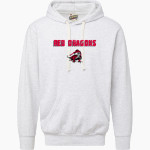PURCHASE LINE HIGH SCHOOL RED DRAGONS <span class="pdp-name-mascot">PURCHASE LINE RED DRAGONS</span> MV Sport Men's Vintage Fleece Hoodie Front Thumbnail