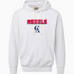 Carroll Rebels <span class="pdp-name-mascot">Carroll</span> MV Sport Men's Vintage Fleece Hoodie Front Thumbnail