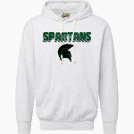 SCHURR HIGH SCHOOL SPARTANS MV Sport Men's Vintage Fleece Hoodie Front Thumbnail