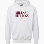 MILLSAP HIGH SCHOOL BULLDOGS <span class="pdp-name-mascot">MILLSAP BULLDOGS</span> MV Sport Men's Vintage Fleece Hoodie Front Thumbnail