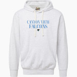 Canyon View Falcons MV Sport Men's Vintage Fleece Hoodie Front Thumbnail