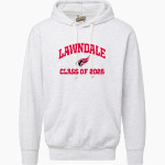 LAWNDALE HIGH SCHOOL CARDINALS <span class="pdp-name-mascot">LAWNDALE CARDINALS</span> MV Sport Men's Vintage Fleece Hoodie Front Thumbnail