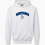 Merrill Mustangs MV Sport Men's Vintage Fleece Hoodie Front Thumbnail