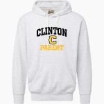 CLINTON HIGH SCHOOL YELLOWJACKETS <span class="pdp-name-mascot">CLINTON YELLOWJACKETS</span> MV Sport Men's Vintage Fleece Hoodie Front Thumbnail