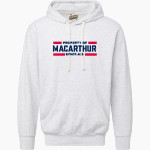 MacArthur Generals <span class="pdp-name-mascot">MACARTHUR HIGH SCHOOL Generals</span> MV Sport Men's Vintage Fleece Hoodie Front Thumbnail