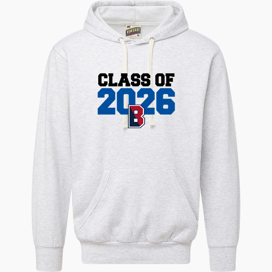 West Tech Panthers MV Sport Men's Vintage Fleece Hoodie