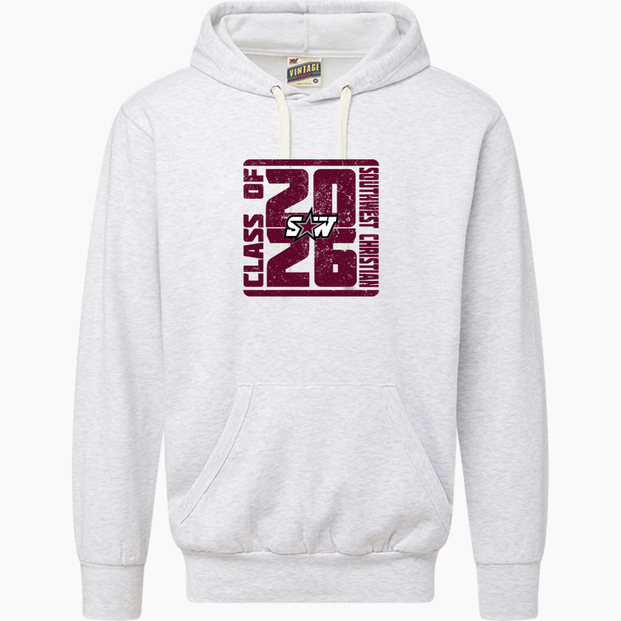 Southwest Christian Stars MV Sport Men's Vintage Fleece Hoodie