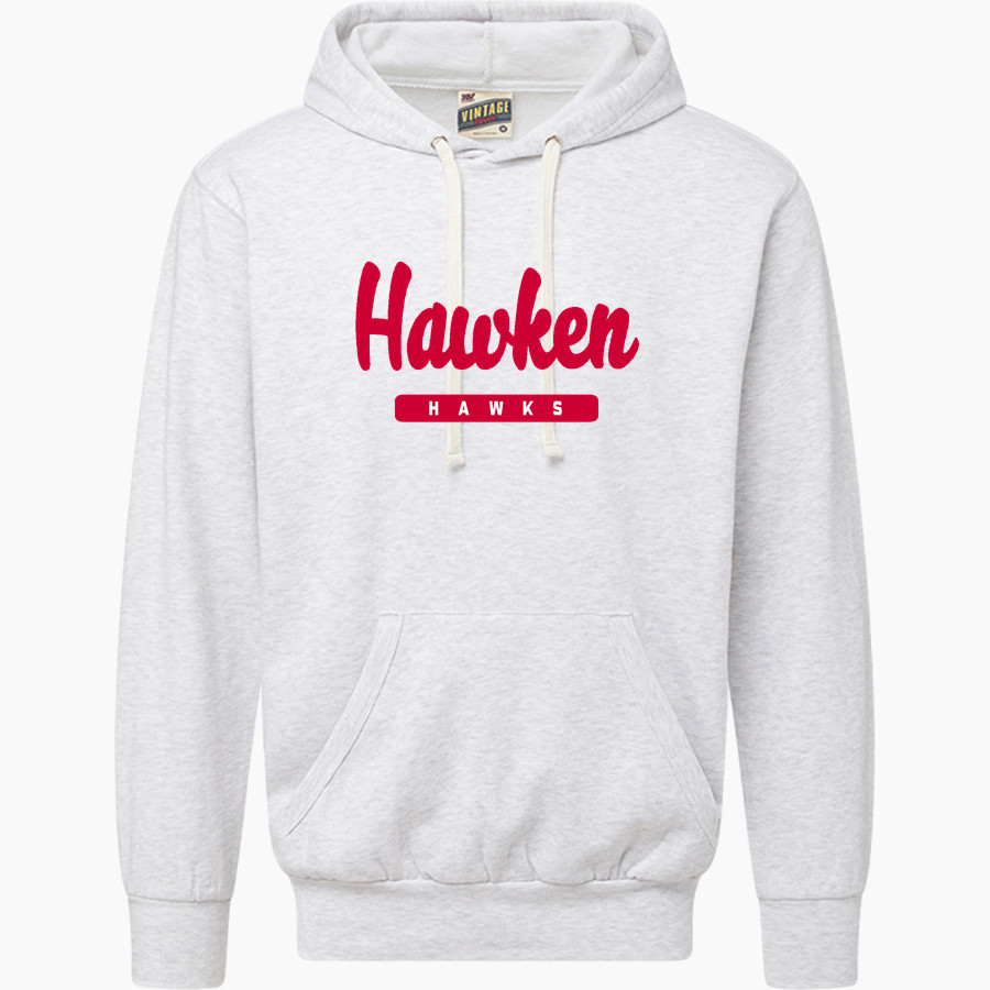 HAWKEN SCHOOL HAWKS <span class="pdp-name-mascot">HAWKEN HAWKS</span> MV Sport Men's Vintage Fleece Hoodie