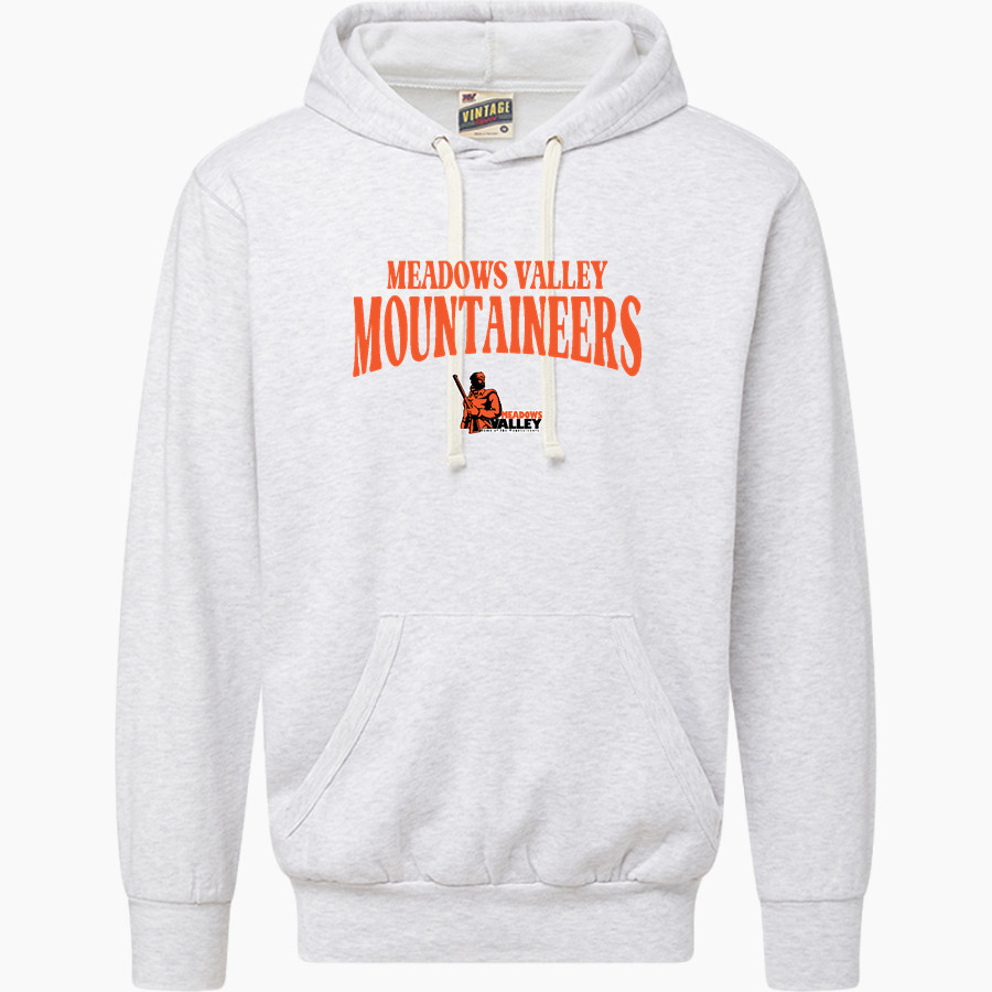 Meadows Valley Mountaineers <span class="pdp-name-mascot">Meadows Valley Mountaineers</span> MV Sport Men's Vintage Fleece Hoodie