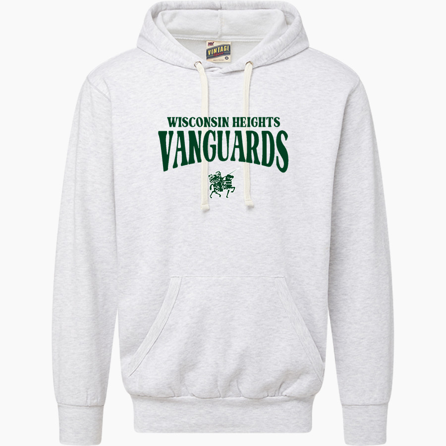 Wisconsin Heights High School Vanguards MV Sport Men's Vintage Fleece Hoodie