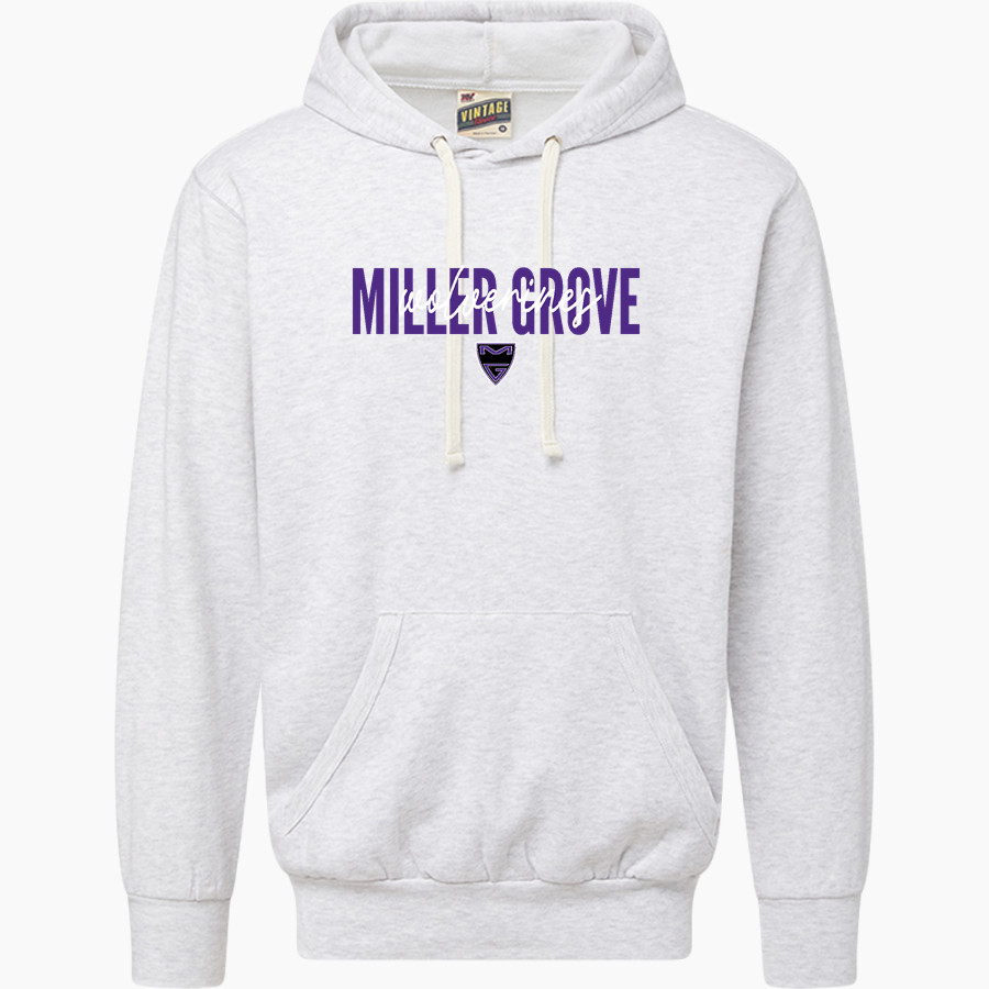 MILLER GROVE HIGH SCHOOL WOLVERINES <span class="pdp-name-mascot">MILLER GROVE WOLVERINES</span> MV Sport Men's Vintage Fleece Hoodie