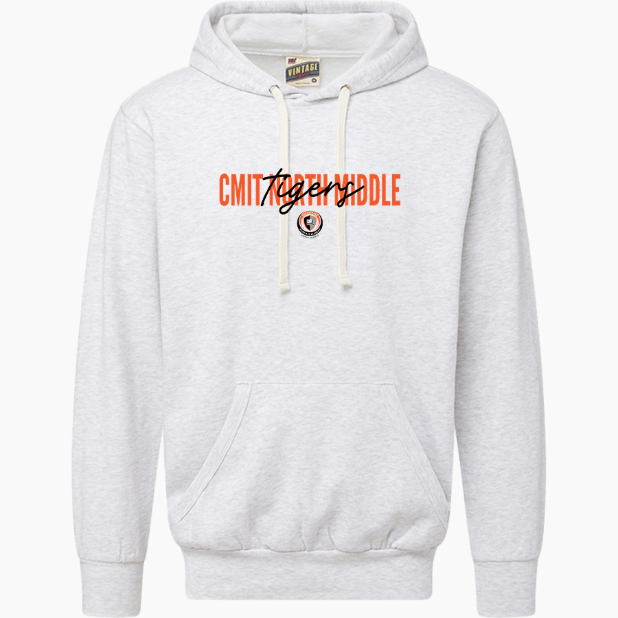 CMIT North Middle Spirit Shop Tigers <span class="pdp-name-mascot">Chesapeake Math & It Pc - Ms Golden Tigers</span> MV Sport Men's Vintage Fleece Hoodie