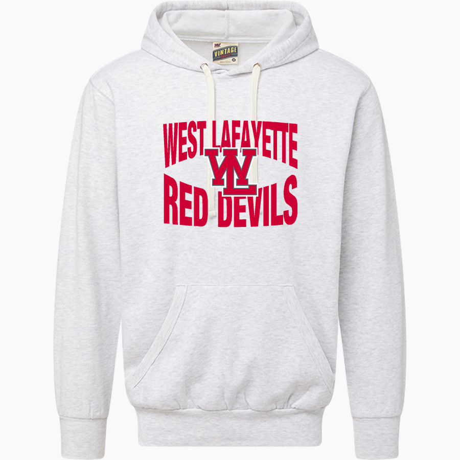 West Lafayette Jr-Sr High School Red Devils Online Store MV Sport Men's Vintage Fleece Hoodie