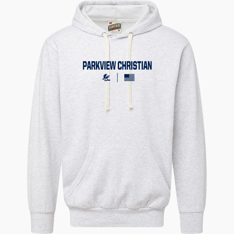 PARKVIEW CHRISTIAN ACADEMY FALCONS <span class="pdp-name-mascot">PARKVIEW CHRISTIAN FALCONS</span> MV Sport Men's Vintage Fleece Hoodie