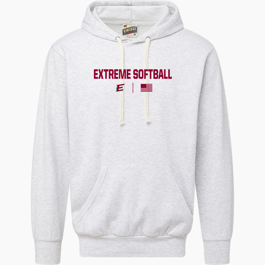 EXTREME SOFTBALL EXTREME SOFTBALL MV Sport Men's Vintage Fleece Hoodie