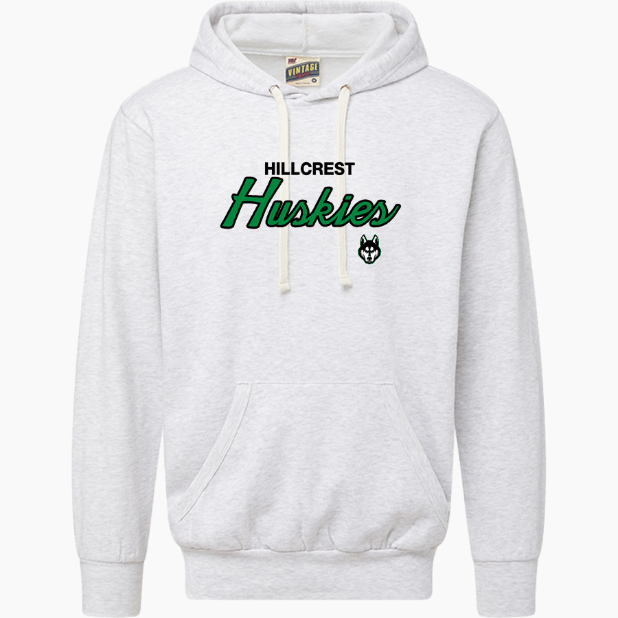 HILLCREST HIGH SCHOOL HUSKIES <span class="pdp-name-mascot">HILLCREST HUSKIES</span> MV Sport Men's Vintage Fleece Hoodie