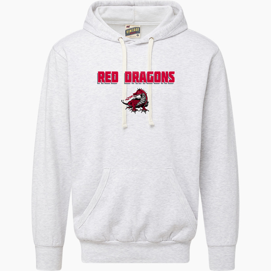 PURCHASE LINE HIGH SCHOOL RED DRAGONS <span class="pdp-name-mascot">PURCHASE LINE RED DRAGONS</span> MV Sport Men's Vintage Fleece Hoodie