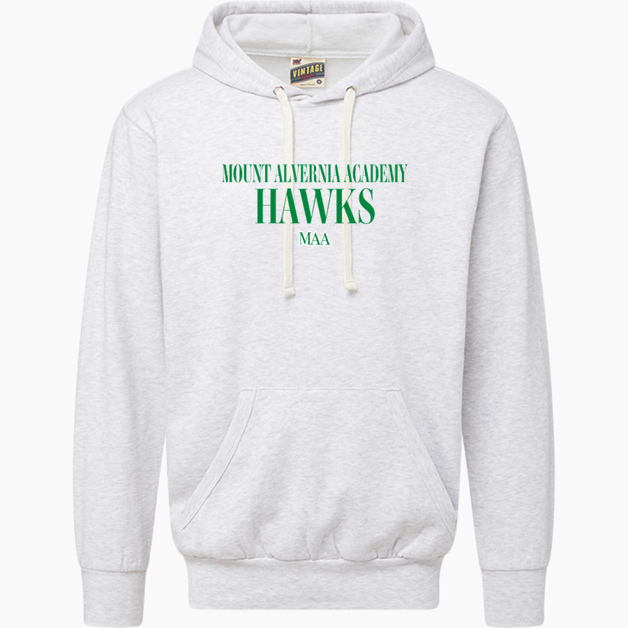 Mount Alvernia Academy Hawks MV Sport Men's Vintage Fleece Hoodie
