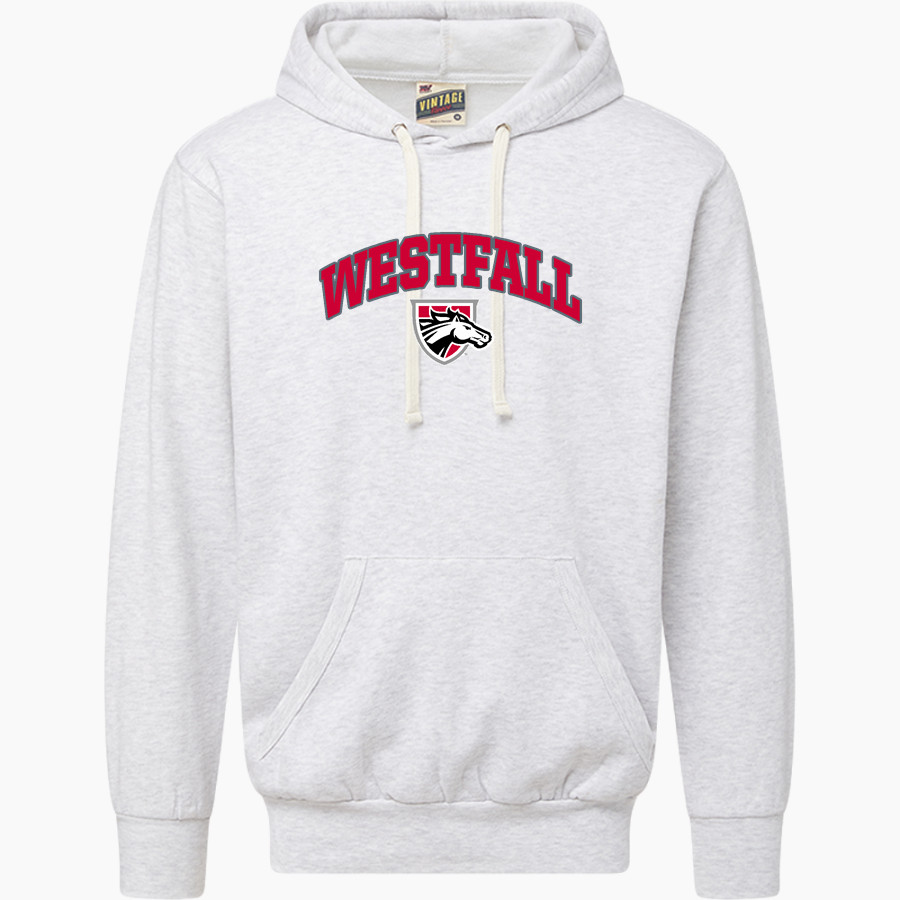 WESTFALL HIGH SCHOOL MUSTANGS <span class="pdp-name-mascot">WESTFALL MUSTANGS</span> MV Sport Men's Vintage Fleece Hoodie