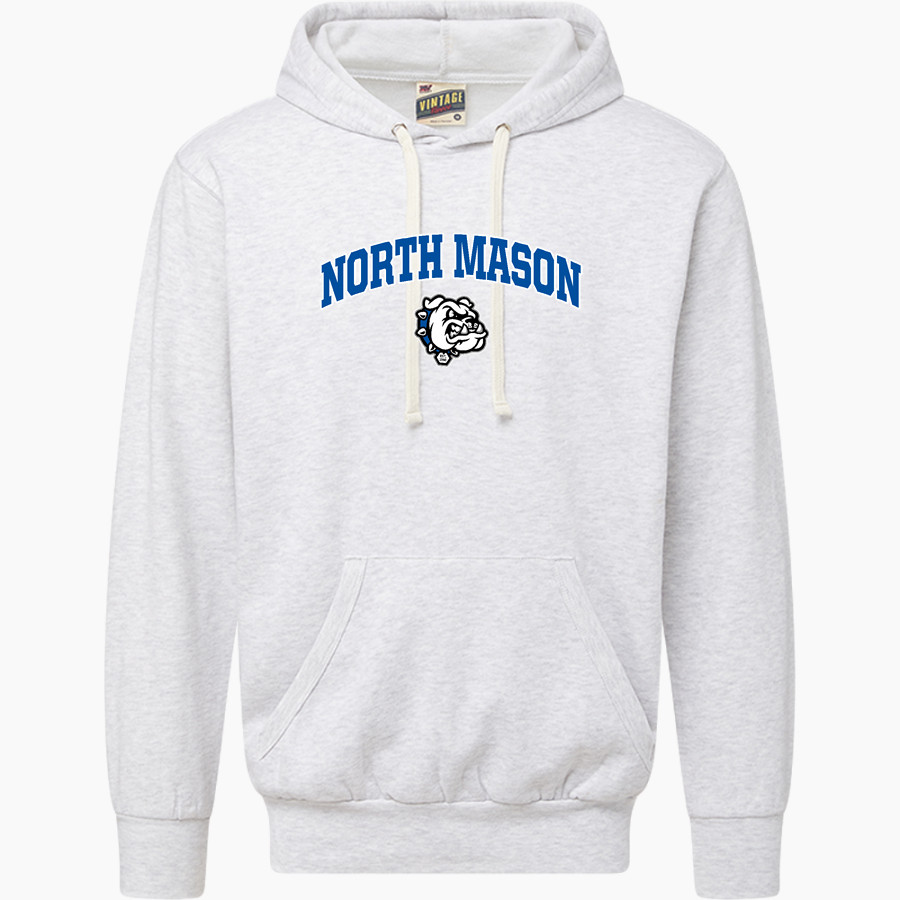 NORTH MASON HIGH SCHOOL BULLDOGS <span class="pdp-name-mascot">NORTH MASON BULLDOGS</span> MV Sport Men's Vintage Fleece Hoodie