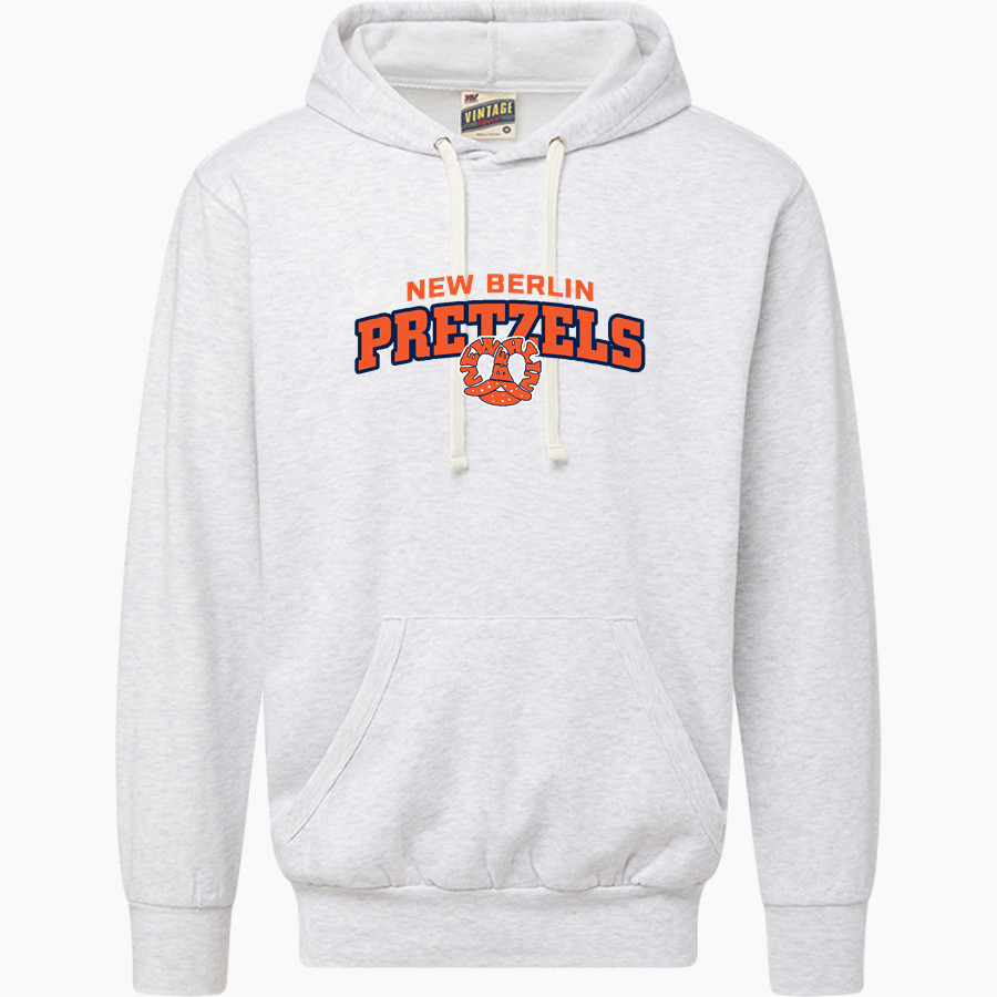NEW BERLIN HIGH SCHOOL PRETZELS <span class="pdp-name-mascot">NEW BERLIN PRETZELS</span> MV Sport Men's Vintage Fleece Hoodie
