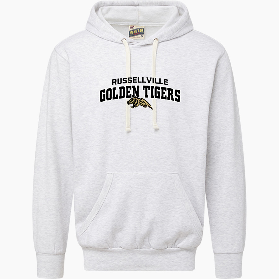 RUSSELLVILLE HIGH SCHOOL GOLDEN TIGERS <span class="pdp-name-mascot">RUSSELLVILLE GOLDEN TIGERS</span> MV Sport Men's Vintage Fleece Hoodie
