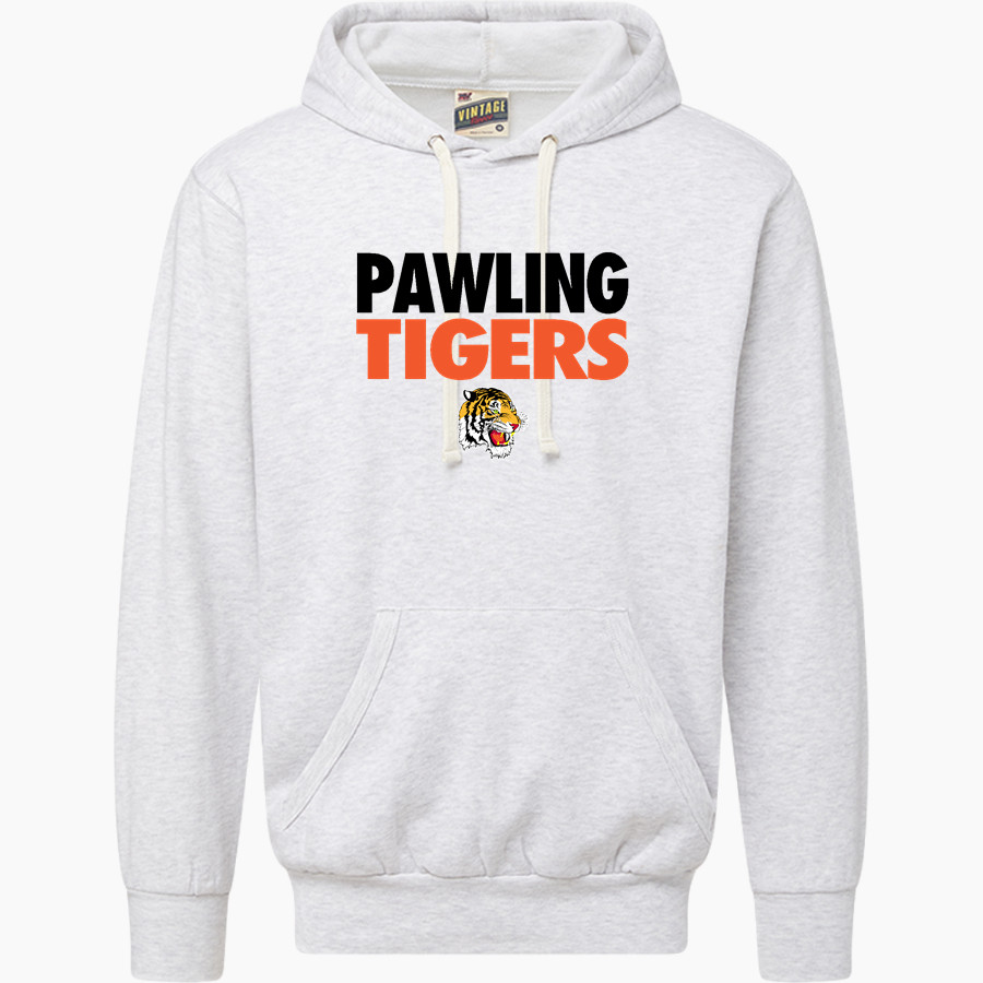 PAWLING HIGH SCHOOL TIGERS MV Sport Men's Vintage Fleece Hoodie