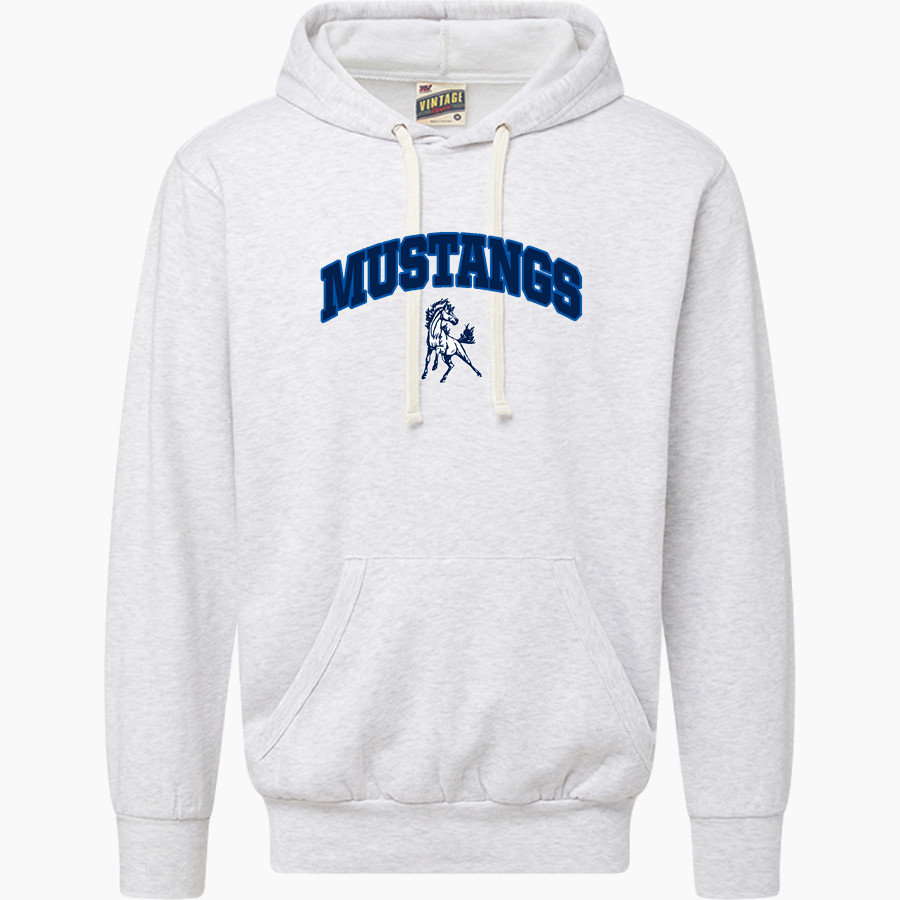 Merrill Mustangs MV Sport Men's Vintage Fleece Hoodie
