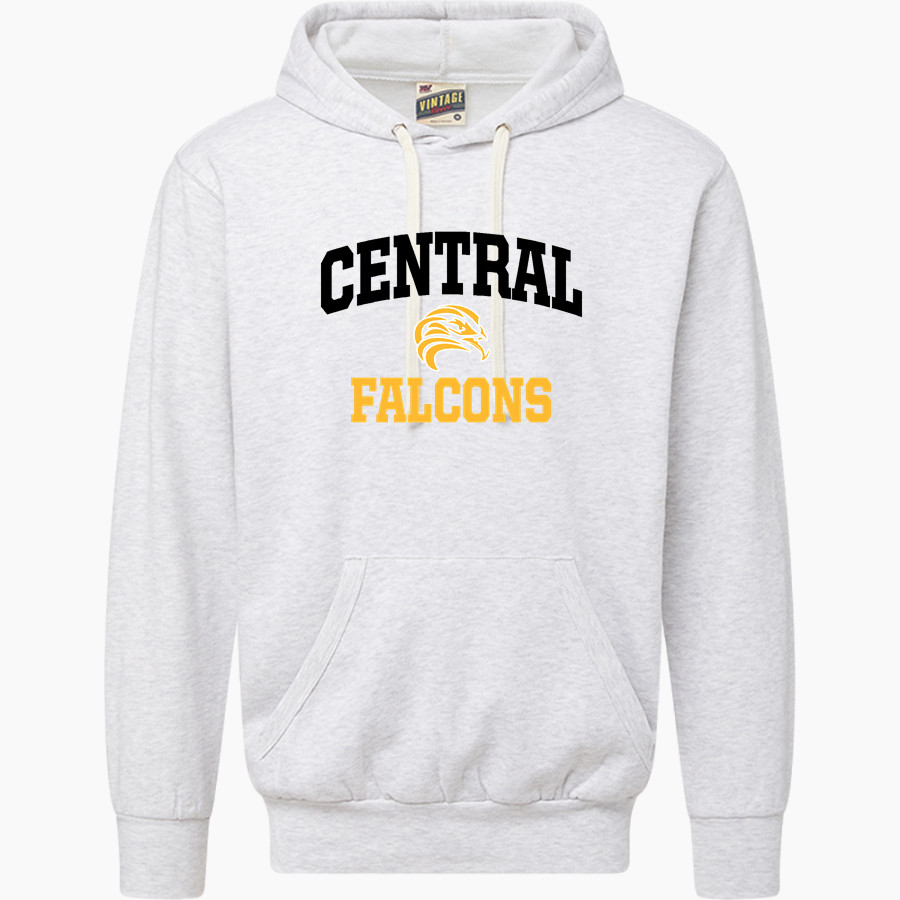 CENTRAL TECH SCHOOL FALCONS <span class="pdp-name-mascot">CENTRAL FALCONS</span> MV Sport Men's Vintage Fleece Hoodie