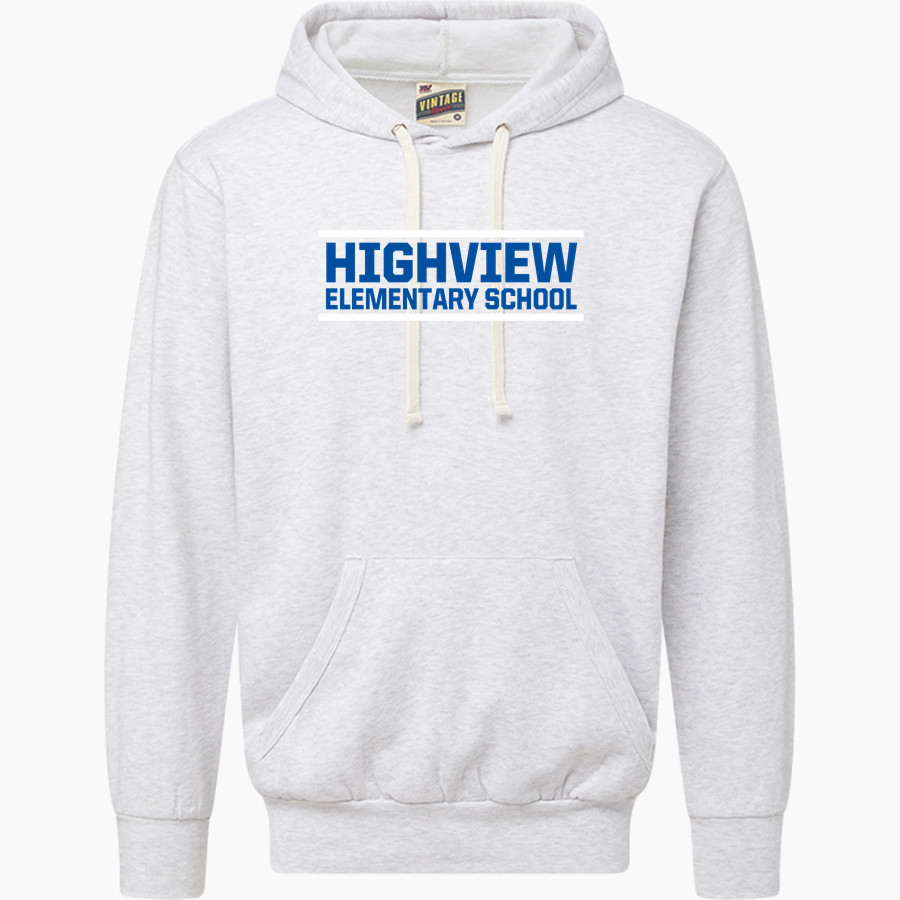 Highview Hawks <span class="pdp-name-mascot">Highview Elementary School Hawks</span> MV Sport Men's Vintage Fleece Hoodie