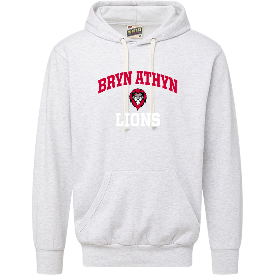 Bryn Athyn College The Official Store of the Lions <span class="pdp-name-mascot">Bryn Athyn College Lions</span> MV Sport Men's Vintage Fleece Hoodie