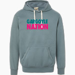 Gotham Tech Gargoyles <span class="pdp-name-mascot">Gotham Tech High School Gargoyles</span> MV Sport Men's Vintage Fleece Hoodie Front Thumbnail