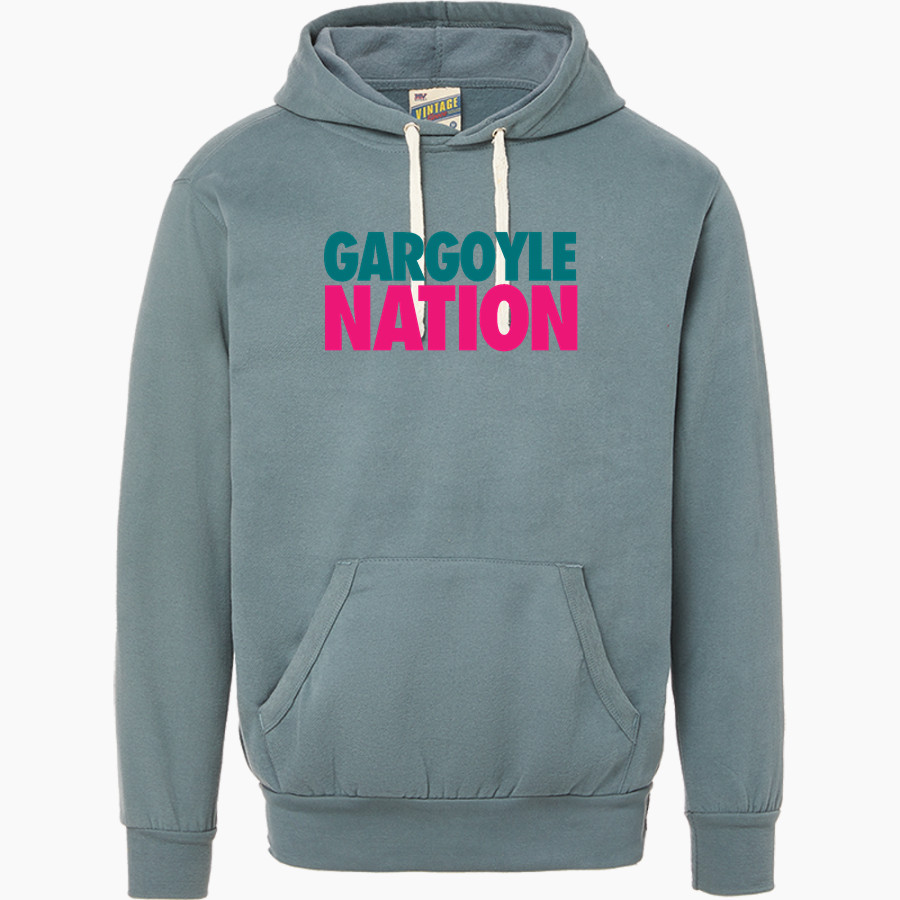 Gotham Tech Gargoyles <span class="pdp-name-mascot">Gotham Tech High School Gargoyles</span> MV Sport Men's Vintage Fleece Hoodie