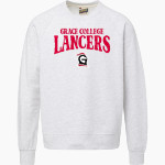 Grace College Lancers MV Sport Men's Vintage Fleece Crew Front Thumbnail