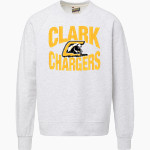 CLARK HIGH SCHOOL CHARGERS <span class="pdp-name-mascot">CLARK CHARGERS</span> MV Sport Men's Vintage Fleece Crew Front Thumbnail