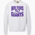 Ben Davis Giants MV Sport Men's Vintage Fleece Crew Front Thumbnail