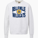 BELLEVILLE HIGH SCHOOL WILDCATS <span class="pdp-name-mascot">BELLEVILLE WILDCATS</span> MV Sport Men's Vintage Fleece Crew Front Thumbnail
