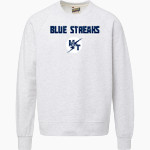 MANHEIM TOWNSHIP HIGH SCHOOL BLUE STREAKS <span class="pdp-name-mascot">MANHEIM TOWNSHIP BLUE STREAKS</span> MV Sport Men's Vintage Fleece Crew Front Thumbnail