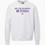 Rolling Meadows Mustangs <span class="pdp-name-mascot">Rolling Meadows High School Mustangs</span> MV Sport Men's Vintage Fleece Crew Front Thumbnail