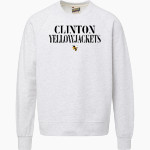 CLINTON HIGH SCHOOL YELLOWJACKETS <span class="pdp-name-mascot">CLINTON YELLOWJACKETS</span> MV Sport Men's Vintage Fleece Crew Front Thumbnail