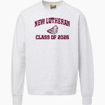 NEW Lutheran BLAZERS <span class="pdp-name-mascot">NORTHEASTERN WI LUTHERAN BLAZERS</span> MV Sport Men's Vintage Fleece Crew Front Thumbnail