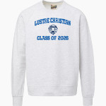 LUSTRE CHRISTIAN HIGH SCHOOL LIONS <span class="pdp-name-mascot">LUSTRE CHRISTIAN LIONS</span> MV Sport Men's Vintage Fleece Crew Front Thumbnail