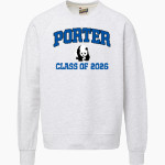 Porter Pandas official sideline store <span class="pdp-name-mascot">Porter Elementary School Pandas</span> MV Sport Men's Vintage Fleece Crew Front Thumbnail