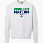 JOHN F KENNEDY HIGH SCHOOL COMMANDERS <span class="pdp-name-mascot">JOHN F KENNEDY COMMANDERS</span> MV Sport Men's Vintage Fleece Crew Front Thumbnail