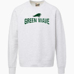 Greenville Green Wave official sideline store <span class="pdp-name-mascot">Greenville Green Wave</span> MV Sport Men's Vintage Fleece Crew Front Thumbnail