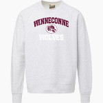 WINNECONNE HIGH SCHOOL WOLVES <span class="pdp-name-mascot">WINNECONNE WOLVES</span> MV Sport Men's Vintage Fleece Crew Front Thumbnail