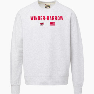 MV Sport Men's Vintage Fleece Crew