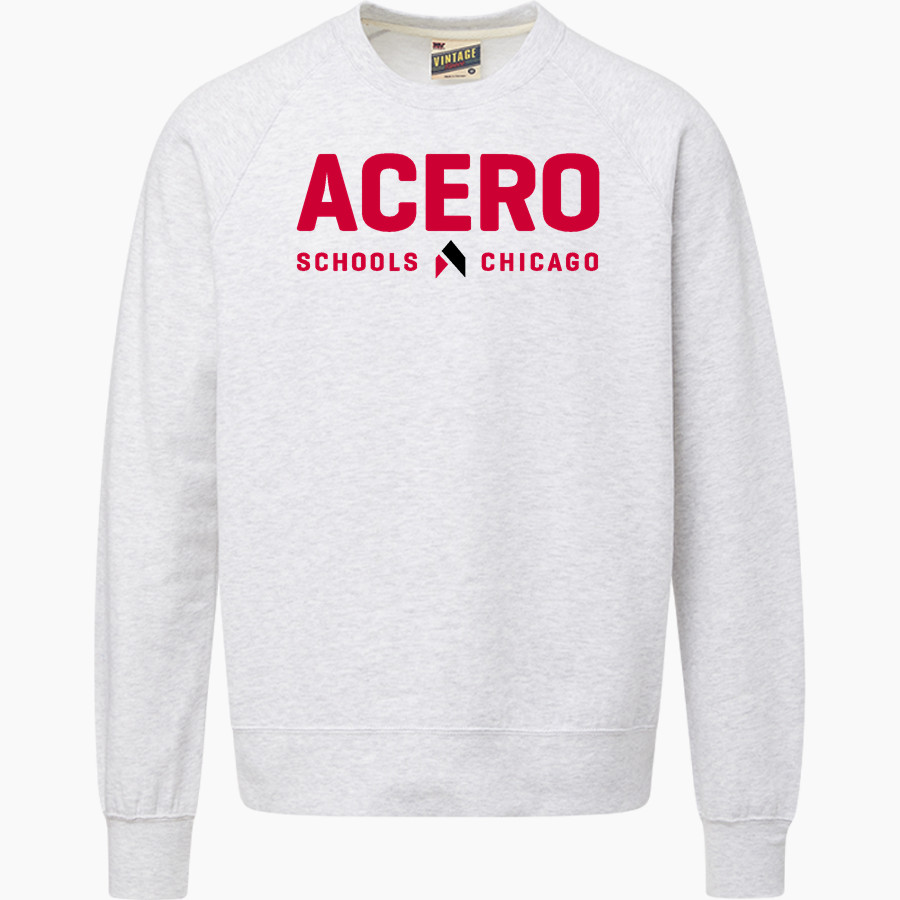 Acero Schools Chicago MV Sport Men's Vintage Fleece Crew