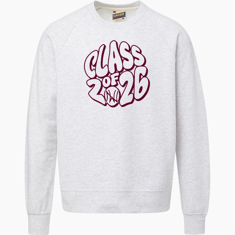 NANIH WAIYA HIGH SCHOOL WARRIORS <span class="pdp-name-mascot">NANIH WAIYA WARRIORS</span> MV Sport Men's Vintage Fleece Crew