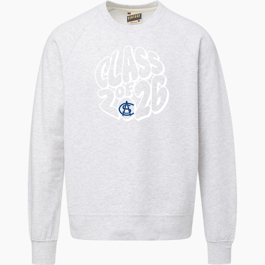 ALL SAINTS CATHOLIC HIGH SCHOOL COUGARS <span class="pdp-name-mascot">ALL SAINTS COUGARS</span> MV Sport Men's Vintage Fleece Crew